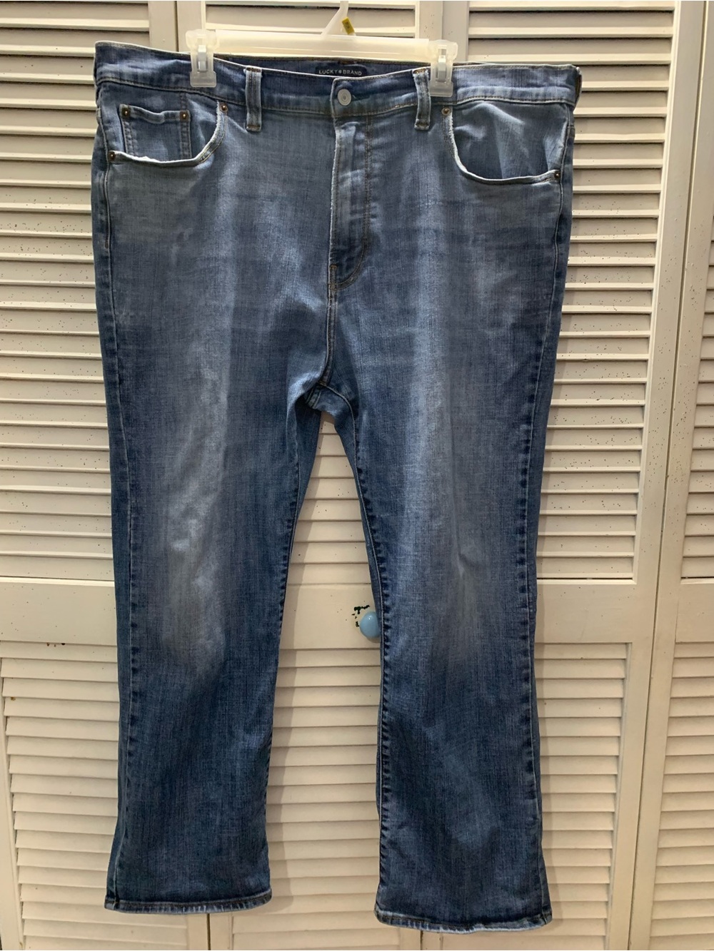 Mens Lucky Brand Classic 181 Relaxed Fit Straight Leg Jeans 42-30